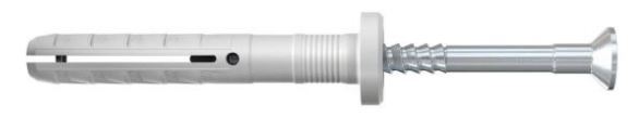 WEGO POWER NAGELDÜBEL 6 X 35 MM FLACHKOPF, 100 STÜCK/PAKET