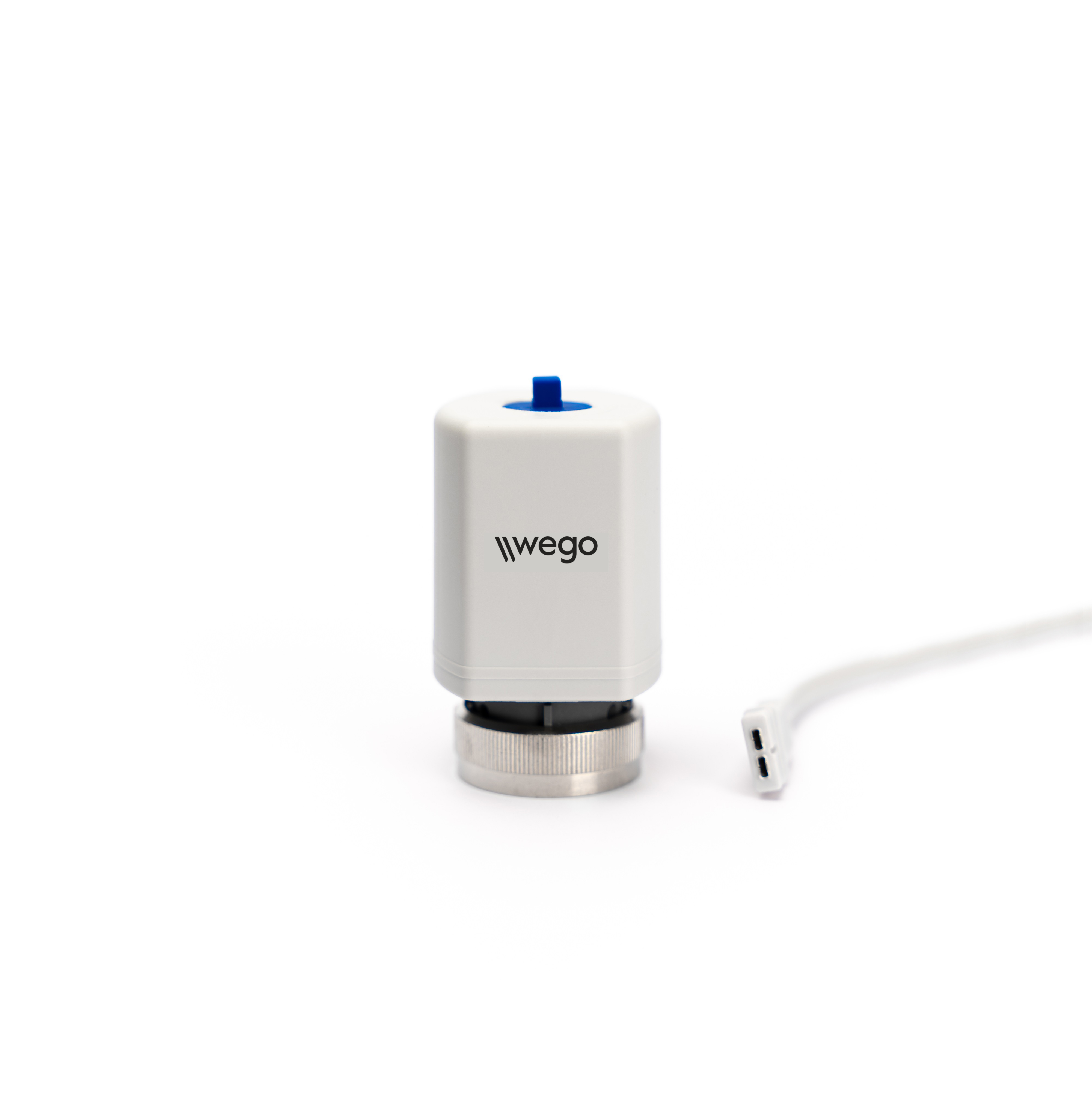 WEGO KLIMA-FLOOR STELLANTRIEB 2.0 NC 230 V, 0,8 MA, M 30 X 1,5, IP 54 FIRST-OPEN-FUNKTION, MANUELLES ÖFFNEN