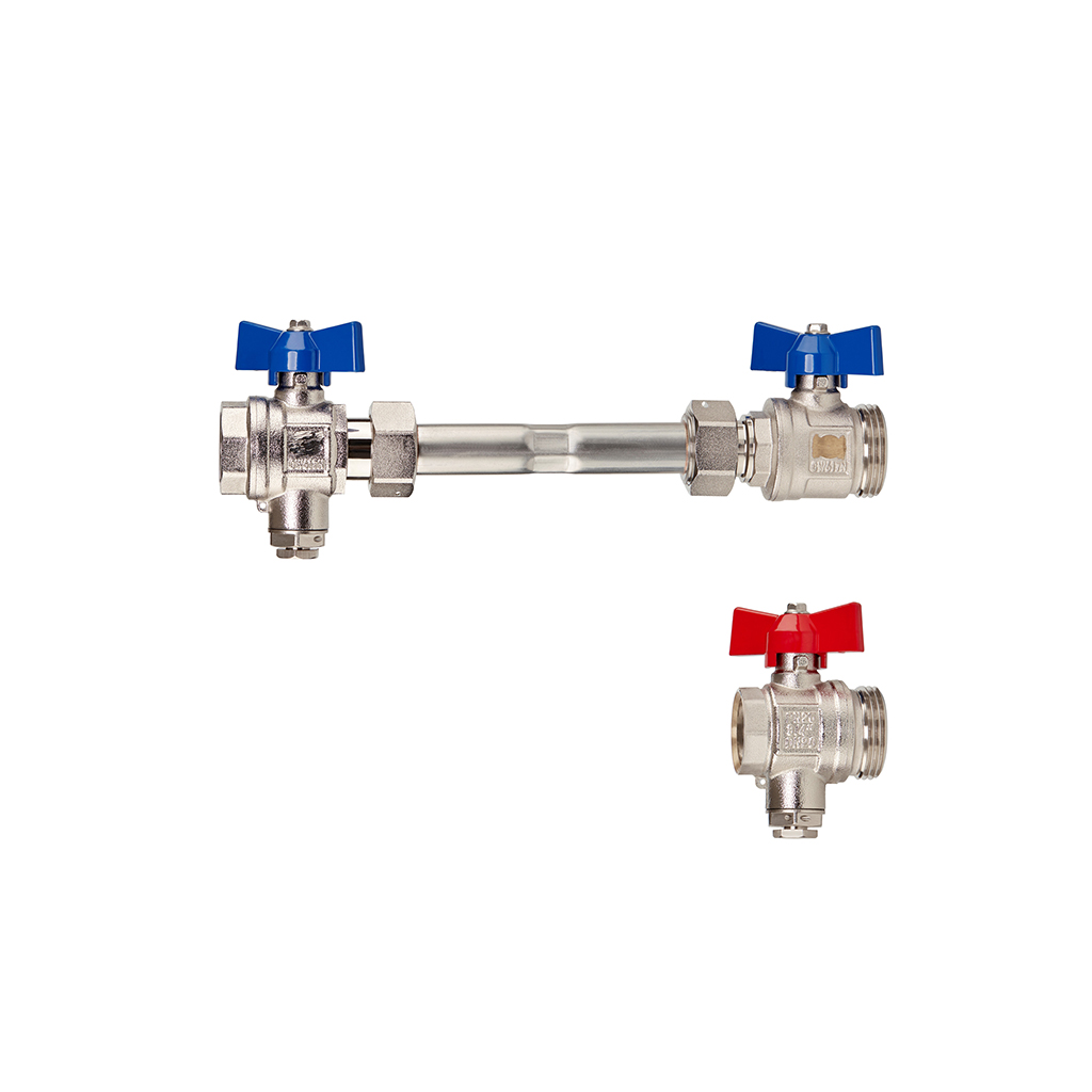 WEGO KLIMA-FLOOR WMZ-SET HORIZONTAL 3/4" WÄRMEMENGENZÄHLER EINBAUSET 110 MM X 3,4" DURCHGANG