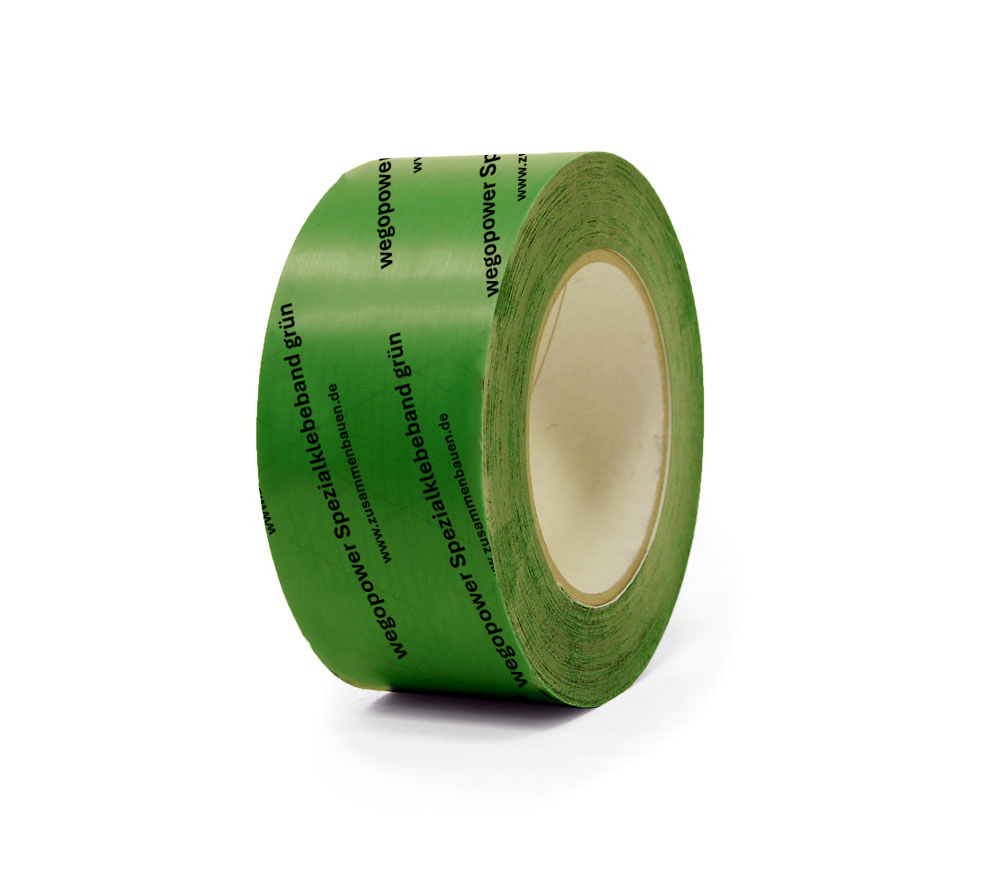 WEGO POWER SPEZIALKLEBEBAND GRÜN 0,25 MM BREITE 60 MM, 25 M/ROLLE ALTBEZEICHNUNG WEGOSAN