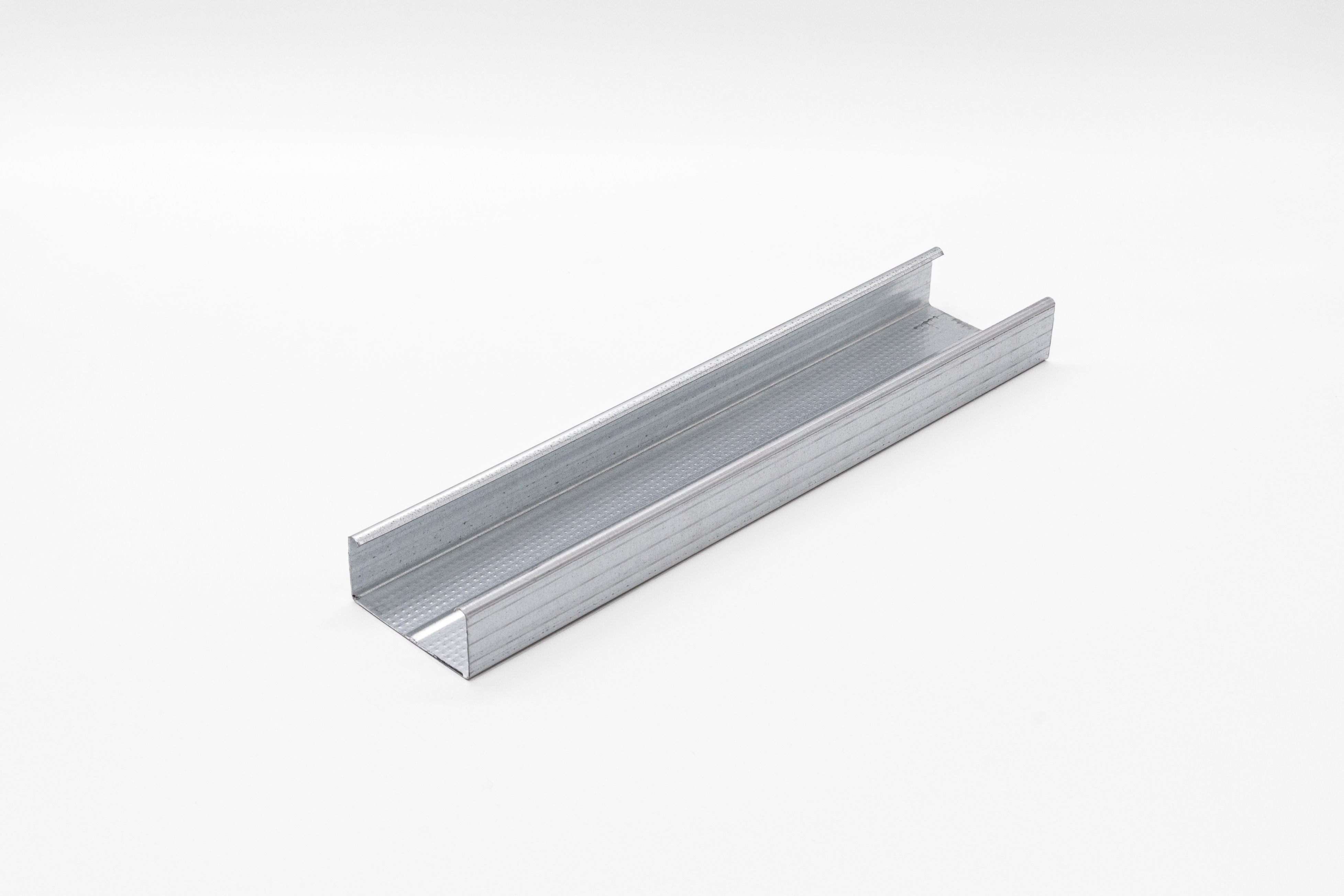WEGO POWER CD-PROFIL 60/27/0,6  4000 MM PROFIL NACH DIN 18182-1 / DIN EN 14195 GEPRÄGT, RUNDER UMBUG MIT MITTELSICKE